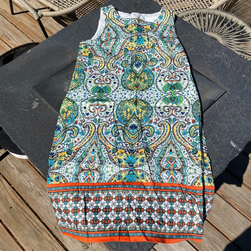 London Times Sleeveless Dress